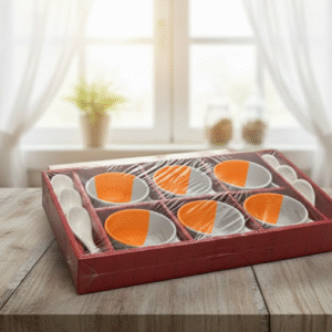 two-tone-ceramic-dessert-bowl-set-with-spoons-modern-snack-serving-bowls-6-pieces