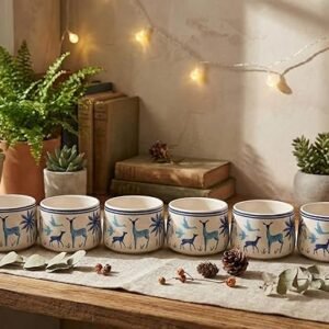 blue-forest-deer-ceramic-cup-set-set-of-6